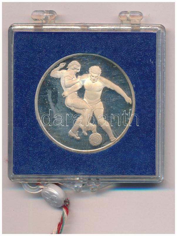 1978. 'Argentína - Labdarúgó Világbajnokság' jelzetlen Ag emlékérem plombált tokban (~16,6g/0.925/32mm) T:1- (PP) patina - Image 2