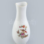 Hollóházi fácán mintás porcelán váza, matricás, jelzett, hibátlan, m: 18 cm