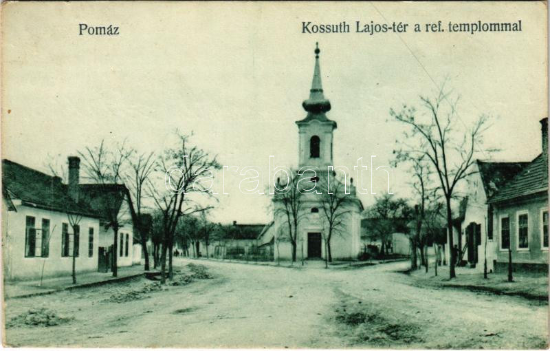 Pomáz, Kossuth Lajos tér, református templom