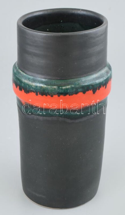 LK jelzéssel, retró váza, hibátlan, m: 20 cm