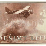 Litvánia 1991. 10L felbélyegzett borítékban, bélyegzéssel T:I Lithuania 1991. 10 Litu in envelope with stamp and cancellation C:UNC - Image 3