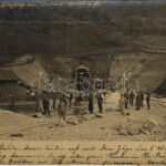 1903 Spital am Pyhrn, Tunel-Eingang am Bosruck / railway tunnel consturction. Fr. Hochreiter photo