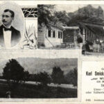1905 Tullnerbach, Gruß aus Karl Smicka's Restauration 'zur Wilhelmshöhe' / restaurant, inn. Art Nouveau