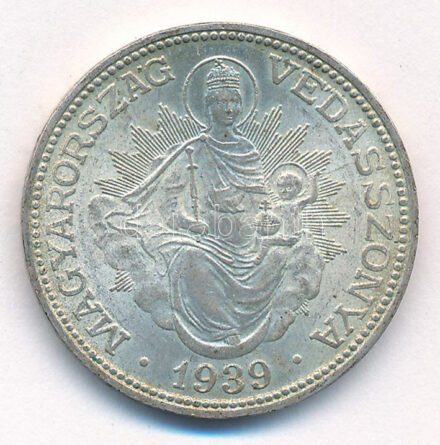 1939. 2P Ag 'Madonna' T:1- Adamo P7
