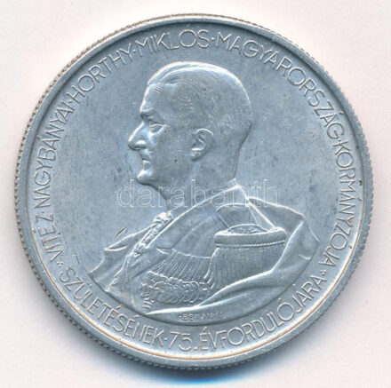 1943. 5P Al 'Horthy Miklós születésének 75. évfordulójára' T:1- kis ph. Adamo P8.3