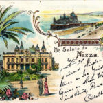1898 (Vorläufer) Nice, Nizza; C. Jacobsen Kunstanstalt Art Nouveau, floral, litho (EK)