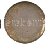 1847B 20kr Ag 'V. Ferdinánd' átfúrva + 1848B 20kr Ag 'V. Ferdinánd' jelvénnyé alakítva + ~19-20. századi zsebóra Ag fedele (5,25g) T:2-3 - Image 2