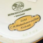 Hutschenreuter váza. Matricás, jelzett, hibátlan. 20 cm - Image 2