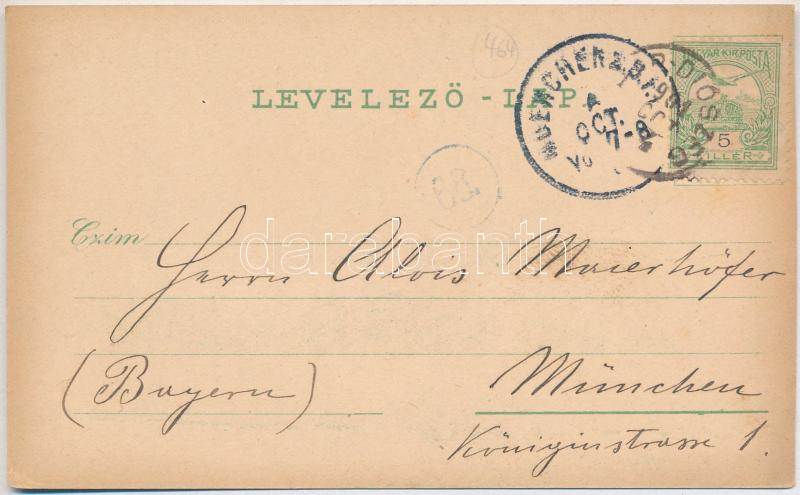 1901 Bihardiószeg, Bihar-Diószeg, Diosig; Berger Ignácz és fia fa és sóraktára, üzlet, Református templom, Izraelita templom, zsinagóga (építette Séri J.K.S.), Kossuth szobor. Deutsch József kiadása / shop, Calvinist church, - Image 2