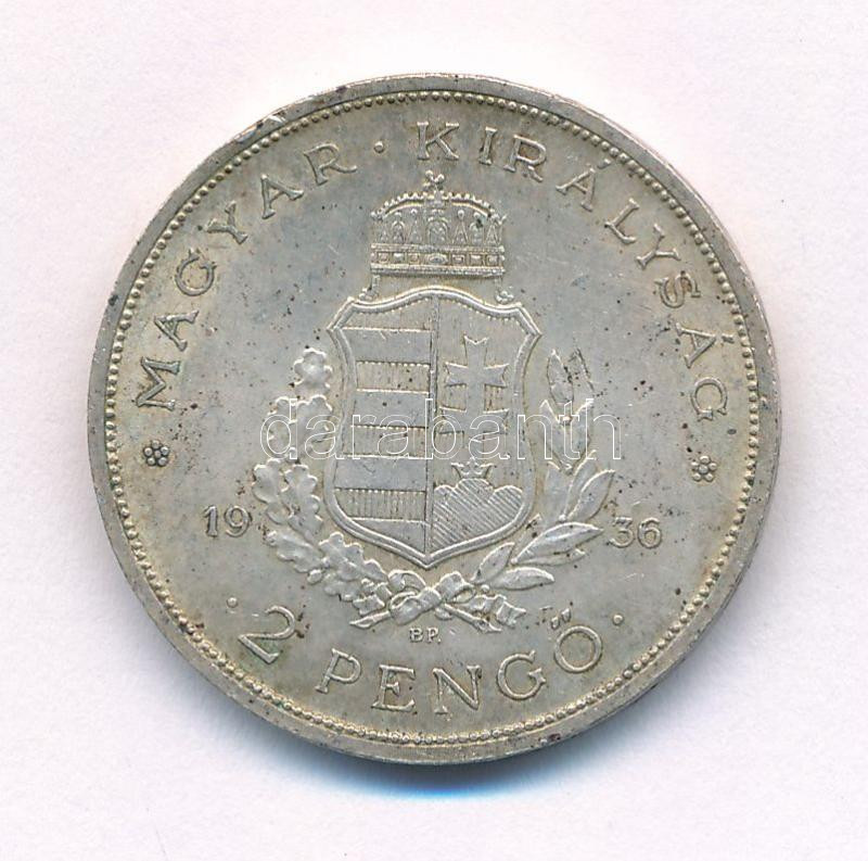 1936. 2P Ag 'Liszt' T:1- patina, kis ph. Adamo P7.3 - Image 2
