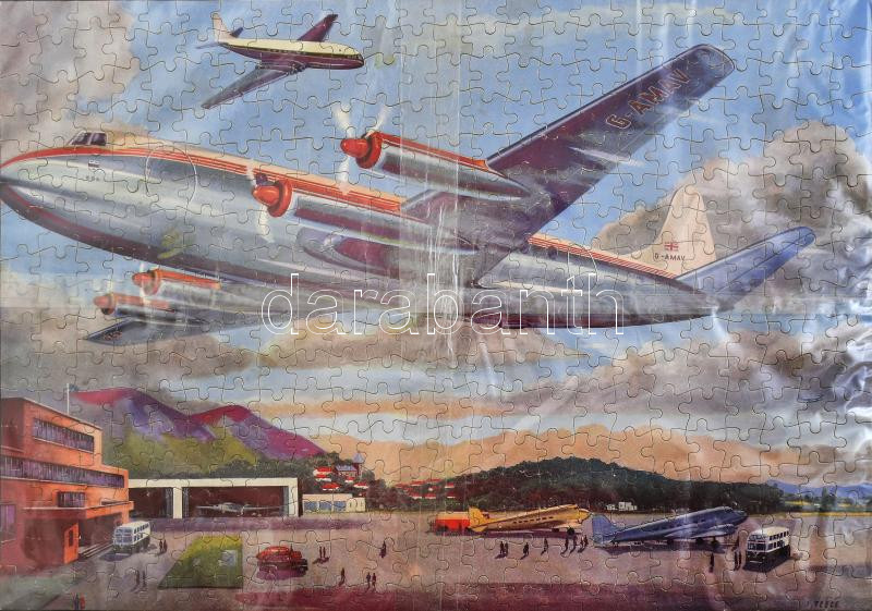 400 darabos repülős puzzle Angol- 35x50 cm