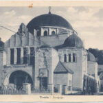 1946 Trencsén, Trencín; Sinagoga / zsinagóga. Max Fried kiadása / synagogue (vágott / cut)