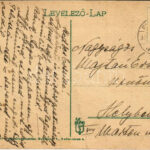 Galgóc, Frasták, Hlohovec; Római katolikus templom. Vasúti levelezőlapárusítás 5. sz. 1918. / Catholic church (fa) - Image 2