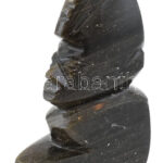 Jelzés nélkül: Mexikói törzsi figura. Kézzel faragott obszidián. Hibátlan, m: 11 cm