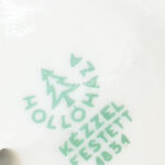 2 db különböző Hollóházi porcelán angyalka. Kézzel festett, jelzett, minimális kopással, m: 8,5 cm - Image 2