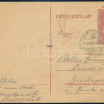 1942 Dr. Heller Bernát professzornak küldött levél a munkaszolgálatban lévő fiától