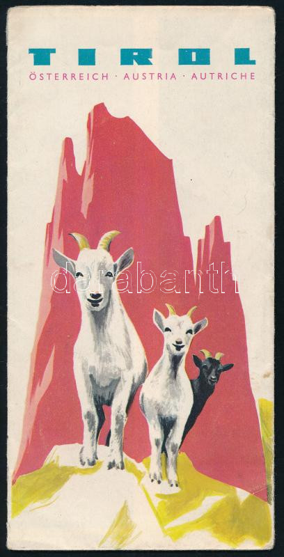 Vegyes osztrák uti prospektus tétel, 2 db: Semmering, Tirol + 1 térkép: Sankt Johann in Tirol. - Image 2