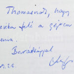 Lászay János: Elvágólag. DEDIKÁLT! 2008, Lászay János. Kiadói papírkötés, kissé kopottas állapotban. - Image 3