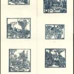 König Róbert: Cornwalltól Edinburghig 1987. Grafikai epigrammák. 20 db fametetszetet tartalmazó sorszámozott mappa (10 számú). Mindegyik szignált - Image 2
