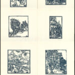 König Róbert: Cornwalltól Edinburghig 1987. Grafikai epigrammák. 20 db fametetszetet tartalmazó sorszámozott mappa (10 számú). Mindegyik szignált - Image 3