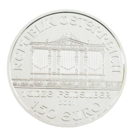 Ausztria 2021. 1,5E Ag 'Bécsi Filharmonikusok' T:BU Austria 2021. 1,5 Euro Ag 'Vienna Philharmonic' C:BU Krause KM#3159