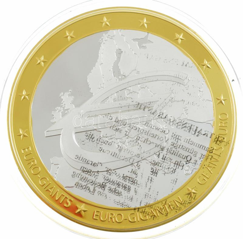 2009. 'Euró óriások / 10 éves az Euró' aranyozott, ezüstözött, részben multicolor fém emlékérem tanúsítvánnyal T:PP - Image 2