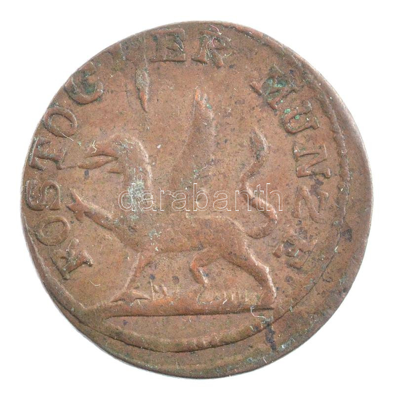 Német Államok / Rostock 1824AS 1pf Cu T:2- German States / Rostock 1824AS 1 Pfenning Cu C:VF Krause KM# 135 - Image 2