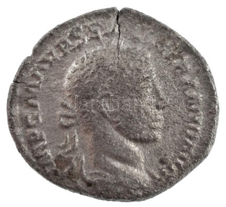 Római Birodalom / Róma / Severus Alexander 221-226. Denarius Ag (2,91g) T:2- rep., patina Roman Empire / Rome / Severus Alexander 221-226. Denarius Ag 'IMP C M AVR SEV ALEXAND AVG / PM TR P [?] COS P P' (2,91g) C:VF crack, patina