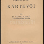 Sántha László: Szőlő kártevői. Növényvédelem és Kertészet Könyvtára. Bp., 1934, Növényvédelem és Kertészet, 58+6 p. Kiadói papírkötés. - Image 2