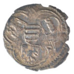1440. Denár Ag 'V. László (mint trónigénylő)' (0,42g) T:2- Hungary 1440. Denar Ag 'Ladislau V (claim for the throne)' (0,42g) C:VF Huszár: 643., Unger I.: 494.e - Image 2