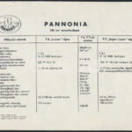1962 Pannonia 250 m3 T6-T7 luxus motorkerékpár reklámszórólapja, hátoldalon műszaki adatokkal, sarkain ragasztónyomokkal - Image 2
