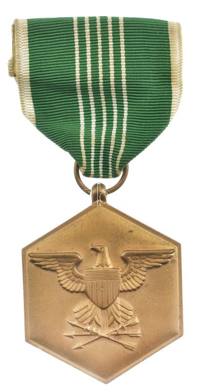 Amerikai Egyesült Államok DN 'Katonai Szolgálatért' bronz kitüntetés mellszalaggal T:1- USA ND 'For military merit' bronze decoration with ribbon C:AU