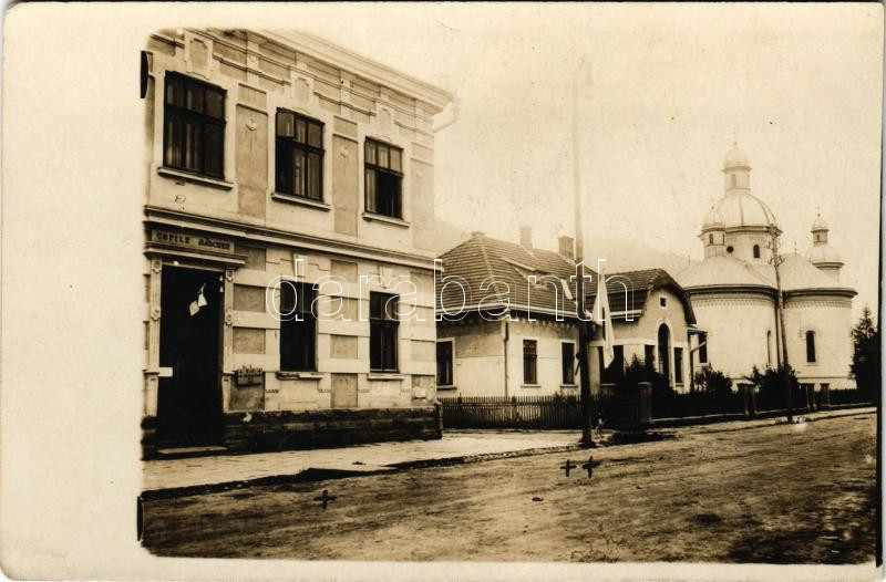 1918 Campulung Moldovenesc, Moldvahosszúmező, Kimpolung (Bukovina, Bukowina); street view. photo