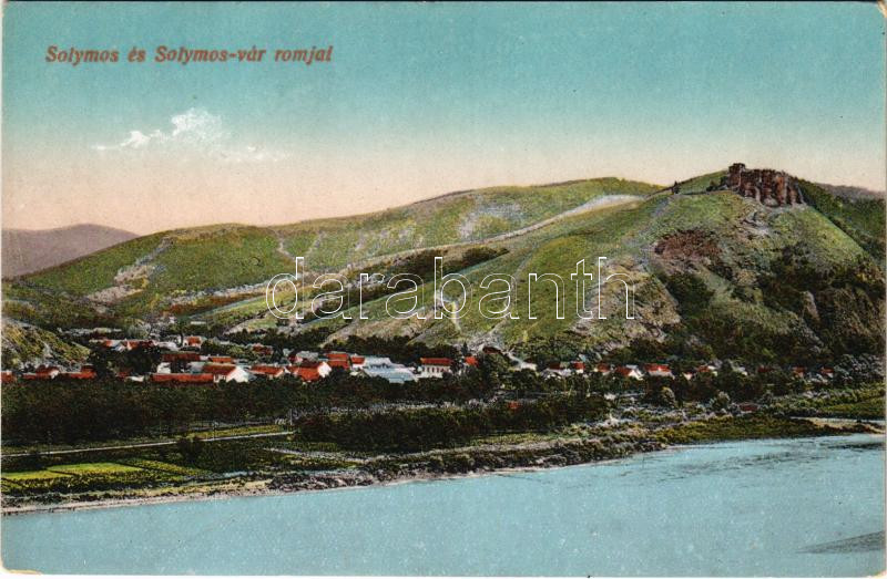 Lippa, Lipova; Solymos vár romjai. Kerpel Izsó kiadása / Cetatea Soimos / castle ruins