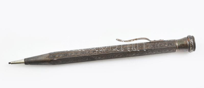 Ezüst (Ag) töltőceruza. Jelzett 12 cm