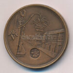 Kovács Bence 1971. 'Éremgyűjtők II. Vándorgyűlése' kétoldalas bronz emlékérem (40mm) T:1- - Image 2