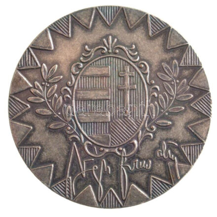 DN 'Magyar Honvédség Parancsnoka, Vezérkari Főnök' ezüstözött bronz emlékérem (38mm) T:2 Hungary ND 'Commander of the Hungarian Armed Forces, Chief of Staff' silver patinated bronze medallion (38mm) C:XF