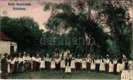1907 Szabadka, Subotica; Koló tánc / Kolotanz / folk dance, folklore (Rb)
