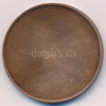 Szabó Géza (1939-) 1989. 'Független Magyarország - MCMLXXXIX' bronz emlékérem (42mm) T:1- - Image 2