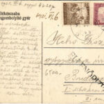 1921 Békéscsaba, Selyemgombolyító gyár. Vasúti Levelezőlapárusítás 5508. (EK) - Image 2
