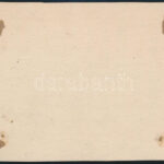 'Arany Egypt' kézzel rajzolt reklámterv, 1920-1930 körül. Vegyes technika, karton, jelzett, 10x15 cm - Image 2