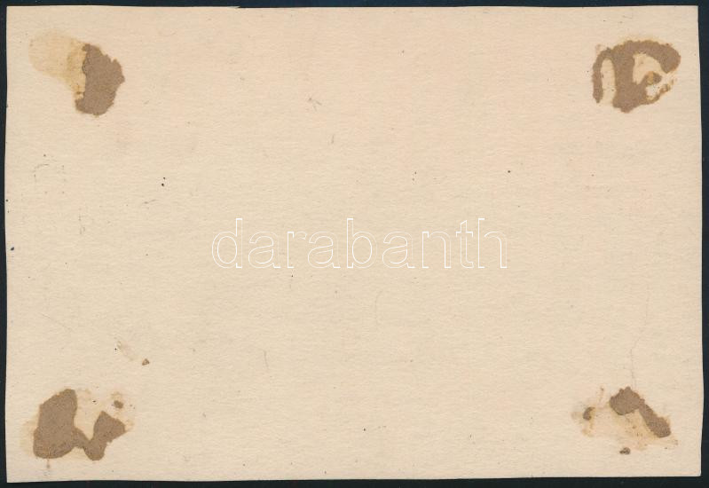 'Arany Egypt' kézzel rajzolt reklámterv, 1920-1930 körül. Vegyes technika, karton, jelzett, 10x15 cm - Image 2