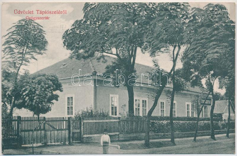 Tápiószele, Gyógyszertár. Szelik Aladár kiadása