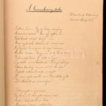 cca 1910 Verses kézirat és zenemű gyűjtemény, kb 80 beírt oldalon - Image 2