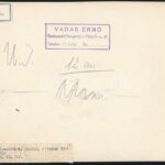 Vadas Ernő: A rajkó. Pecséttel jelzett vintage művészfotó 24x16 cm - Image 2