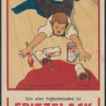 Fritzelack festéküzlet litho reklámos számla, hajtott
