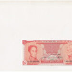 Venezuela 1989. 5B felbélyegzett borítékban, bélyegzéssel T:I- Venezuela 1989. 5 Bolívares in envelope with stamp and cancellation C:AU - Image 2