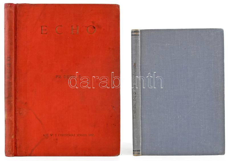 2 db sakkönyv: Mincwitz: ABC des Schachspiels Berlin, 1925. 168 p; Echo Frantisek Dedrle Brno, Praha, 1927. Egészvászon kötésben - Image 2