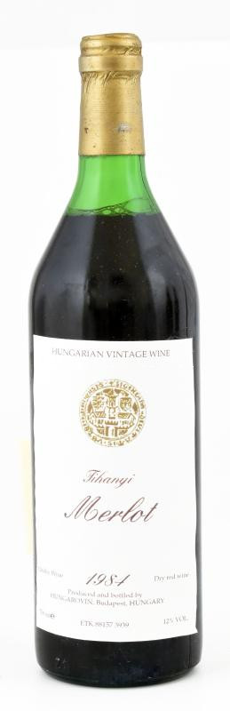 1984 Tihanyi Merlot, 0,70l