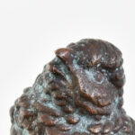 Fritz Bermann Wien: Madárfióka, bécsi bronz figura, XIX. sz. Jelzett, m: 4,5 cm / Fritz Bermann - Wiener Bronzen: Vögel. - Image 3